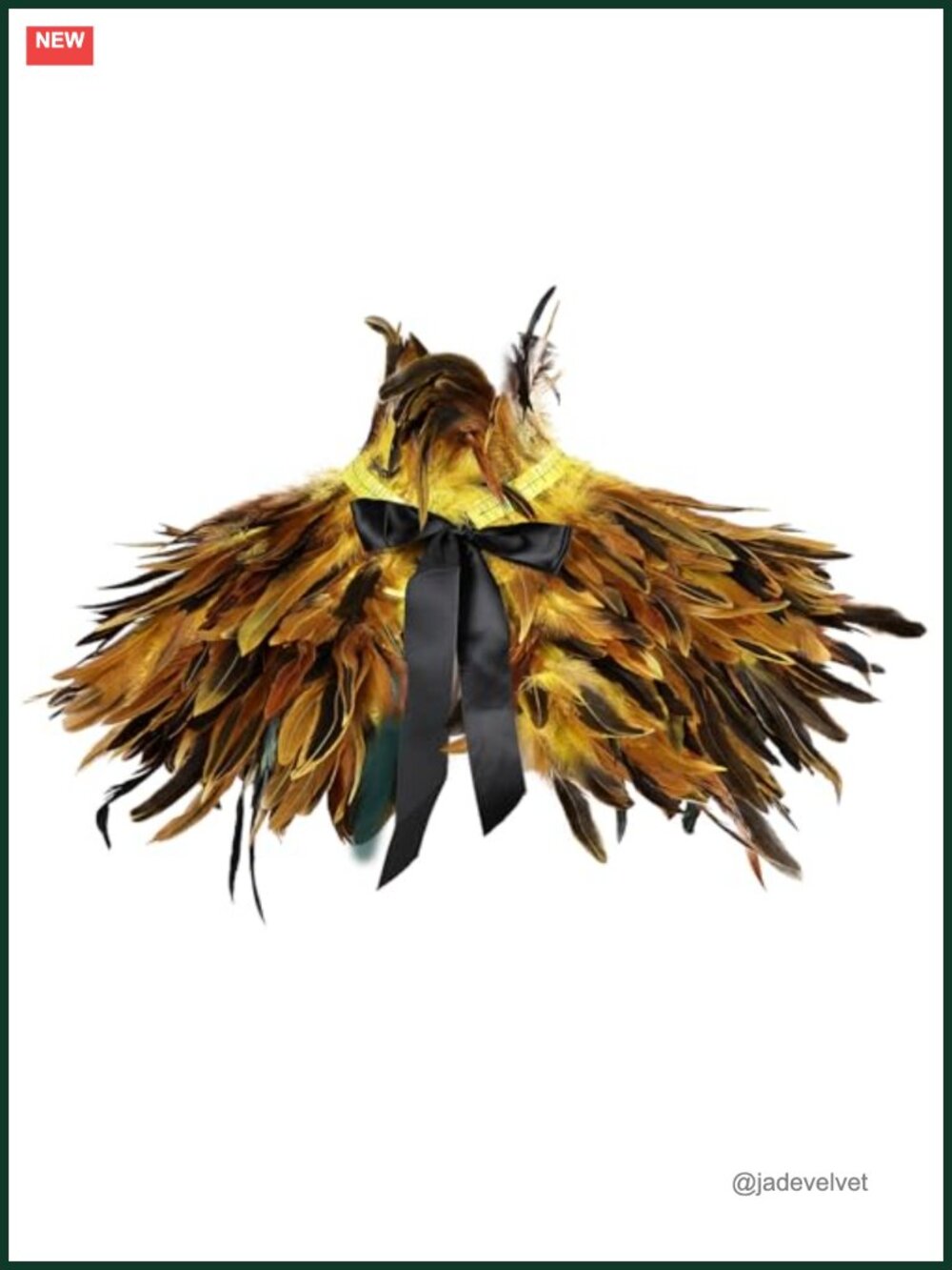 Natural Feather Shrug Shawl Wrap Gothic Victorian Collar Cosplay Costume